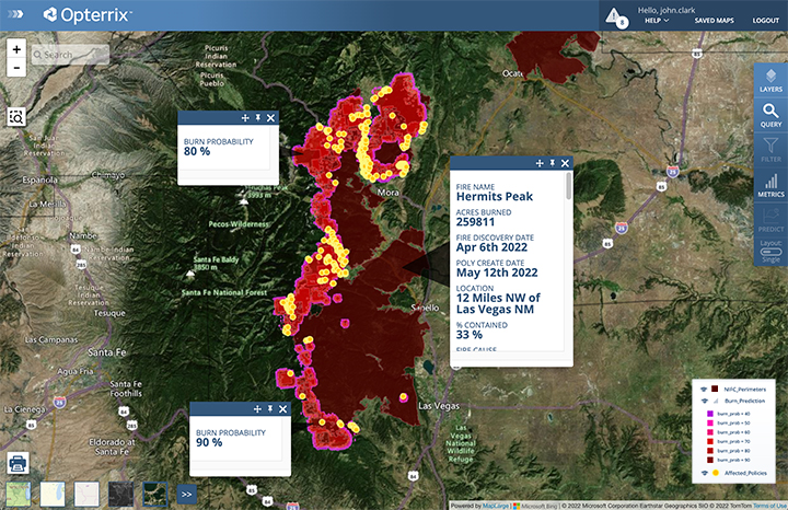 Predictive Wildfire Modeling Protects Insurers During Record Wildfire 