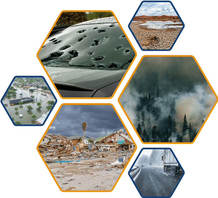Weather Hexagons