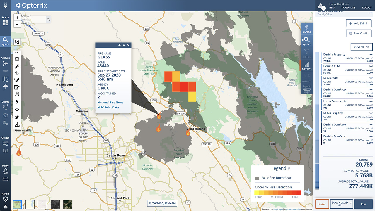 Glass Fire Continues to Threaten Napa and Sonoma Counties