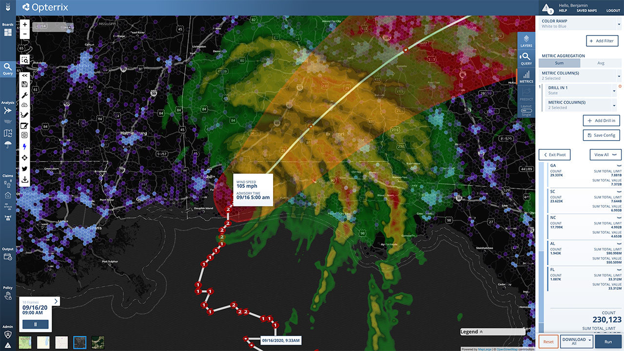 Sally Makes Landfall as Category 2 Hurricane